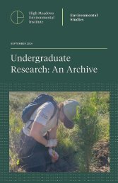 Undergraduate Research: An Archive - 2024 Program