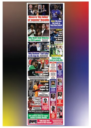 COMPLETE SPORTS - WEDNESDAY, OCT 30, 2024