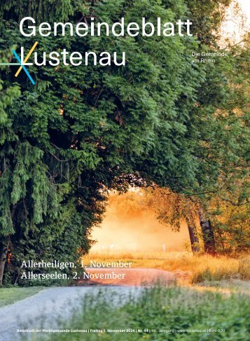 Gemeindeblatt Lustenau Nr. 44 | Freitag, 1. November 2024