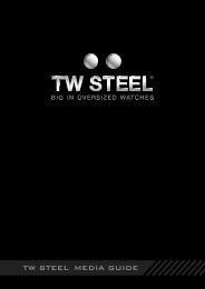 TW STEEL MEDIA GUIDE - ProfessionalWatches