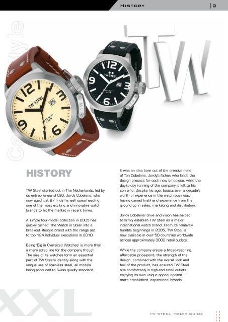 TW STEEL MEDIA GUIDE - ProfessionalWatches