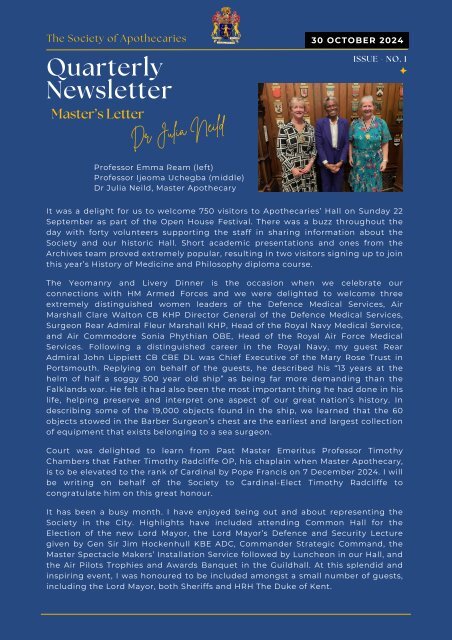 Quarterly Newsletter 1 