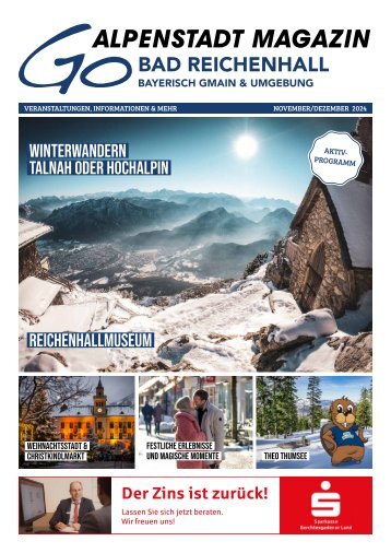 GO Magazin Bad Reichenhall November/Dezember 2024