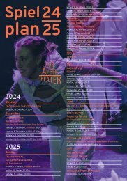 Spielplan 24/25 VorAlpentheater
