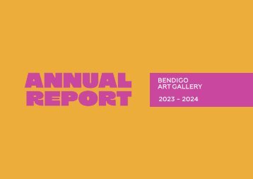Bendigo Art Gallery Annual Report 2024