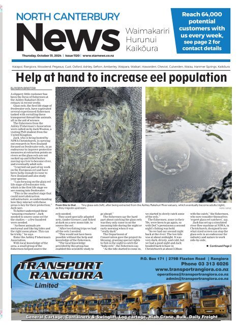 North Canterbury News: October 31, 2024