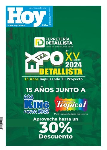 Edición impresa, jueves 32 de octubre de 2024