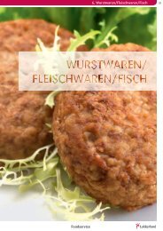 6. Wurstwaren/Fleischwaren/Fisch Foodservice