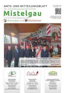 Amts- und Mitteilungsblatt Mistelgau-Glashütten - November 2024