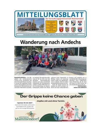Mitteilungsblatt Mammendorf | Oktober 2024