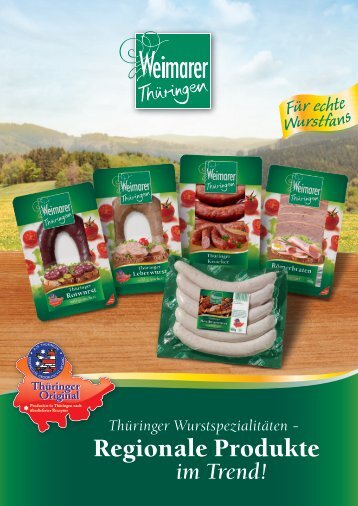 Regionale Produkte - Weimarer Wurstwaren GmbH