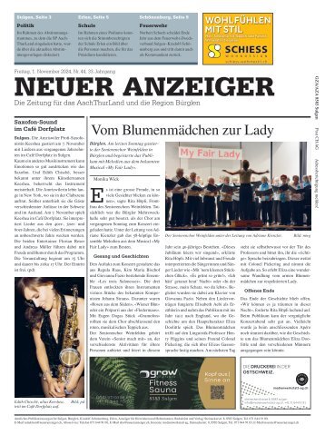 Neuer Anzeiger 1. November 2024