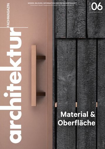 architektur FACHMAGAZIN Ausgabe 6 2024