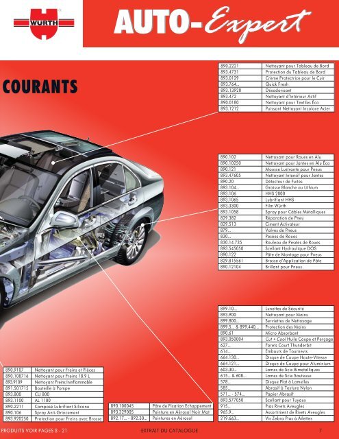 Auto-Brochure - update Oct 2009:bilingual update ... - Wurth Canada