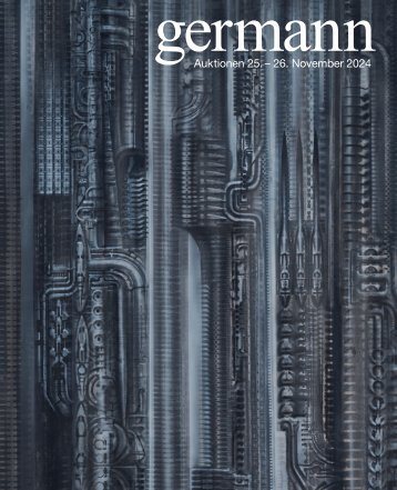 Kunst Auktion 25. - 26. November 2024, Germann Auktionshaus, Zürich