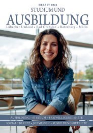 Ausbildung und Studium Herbst 2024 Lübecker Umland Stormarn Herzogtum Lauenburg