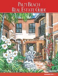 Palm Beach Real Estate Guide November 2024
