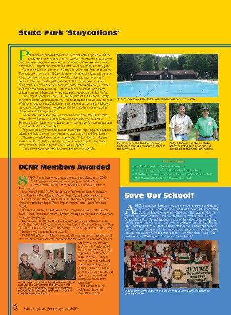 AFS PEP News - July Aug 07 - AFSCME Council 13