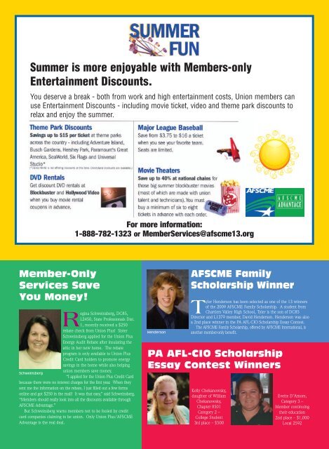 AFS PEP News - July Aug 07 - AFSCME Council 13