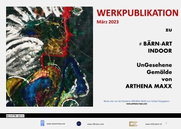 Werkpublikation BÄRN-ART FRIES INDOORGEMÄLDE Arthena Maxx 2023-2024