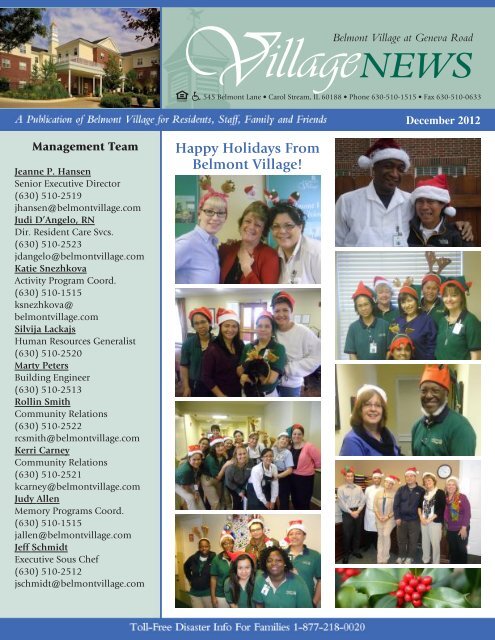 Happy Holidays From Belmont Village!