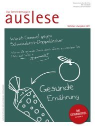 Mit Gewinnspiel - die auslese