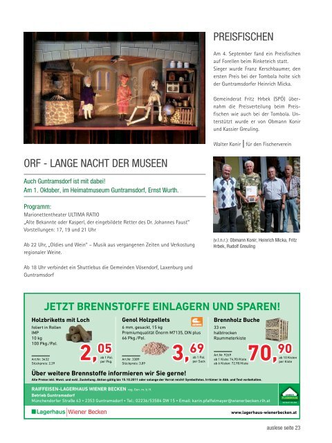 Mit Gewinnspiel - die auslese