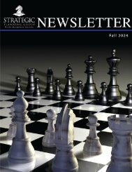 Strategic Planning Group Fall 2024 Newsletter