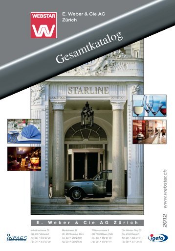 2 012 www .webstar.ch - E. Weber & Cie AG