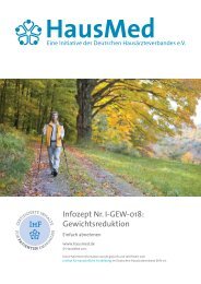 Infozept Nr. I-GEW-018: Gewichtsreduktion - HausMed