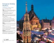 European Holiday Market - Uniworld River Cruises