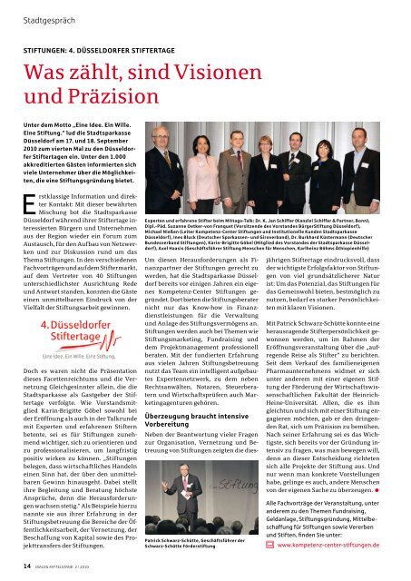 Kundenmagazin Dialog Mittelstand 02 2010 - Stadtsparkasse ...