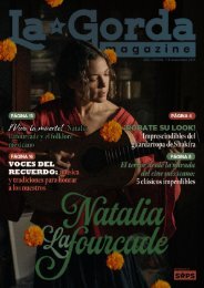 La Gorda Magazine Año 10 Edición Número 118 Noviembre 2024 Portada: Natalia Lafourcade