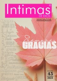 Intimas de Dios Magazine - Edición # 43