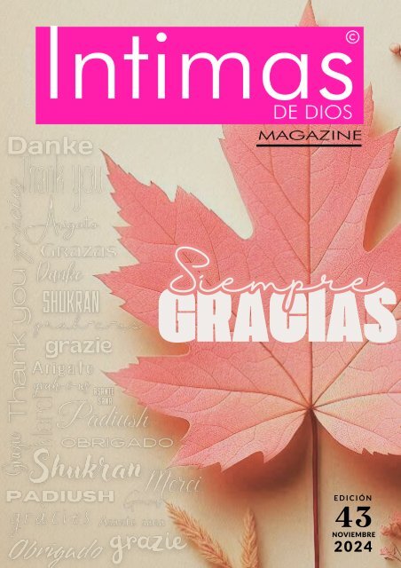 Intimas de Dios Magazine - Edición # 43