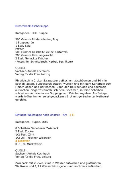 DDR – Rezepte Teil 1 - Chefkoch.de
