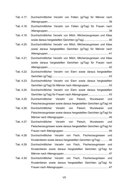 Nationale Verzehrsstudie II - BMELV