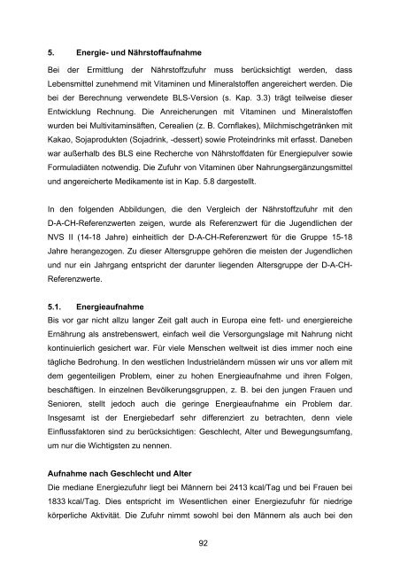 Nationale Verzehrsstudie II - BMELV