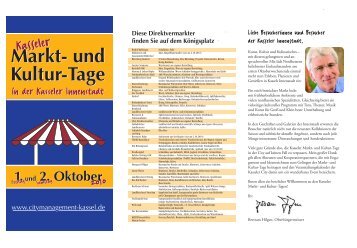 und Kultur-Tage Markt- und Kultur-Tage - Gesundheitsamt Region ...