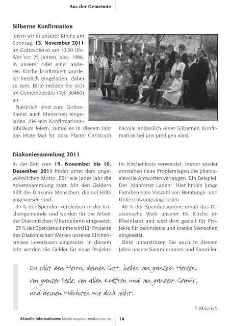 WIR Oktober - November 2011 - Evangelische Kirchengemeinde ...