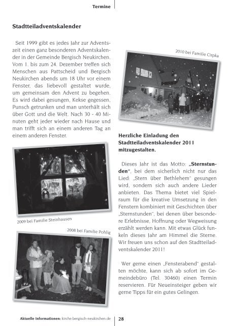 WIR Oktober - November 2011 - Evangelische Kirchengemeinde ...