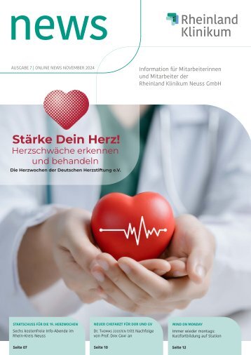 Rheinland Klinikum News Ausgabe 62