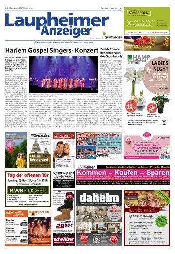 02.11.2024 Laupheimer Anzeiger