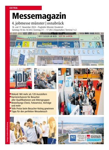 Das MesseMagazin zur jobmesse münster|osnabrück 2024