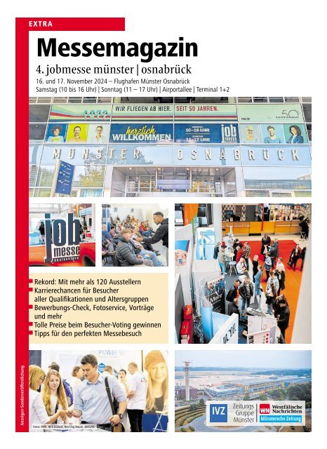 Das MesseMagazin zur jobmesse münster|osnabrück 2024