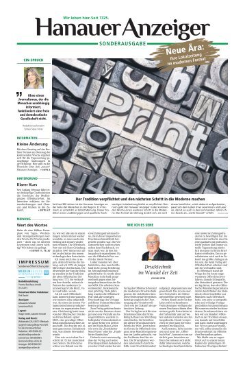 Neue Ära: Ihre Lokalzeitung im neuen Format