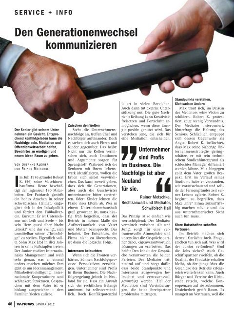 Die w.news als PDF-Datei herunterladen