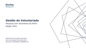 Pesquisa Perfil do Voluntário 2023