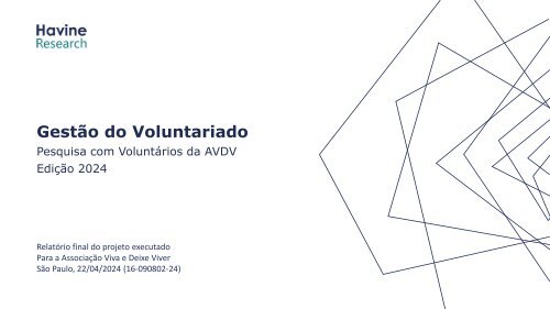 Pesquisa Perfil do Voluntário 2023