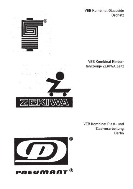 Signetgestaltungen der DDR